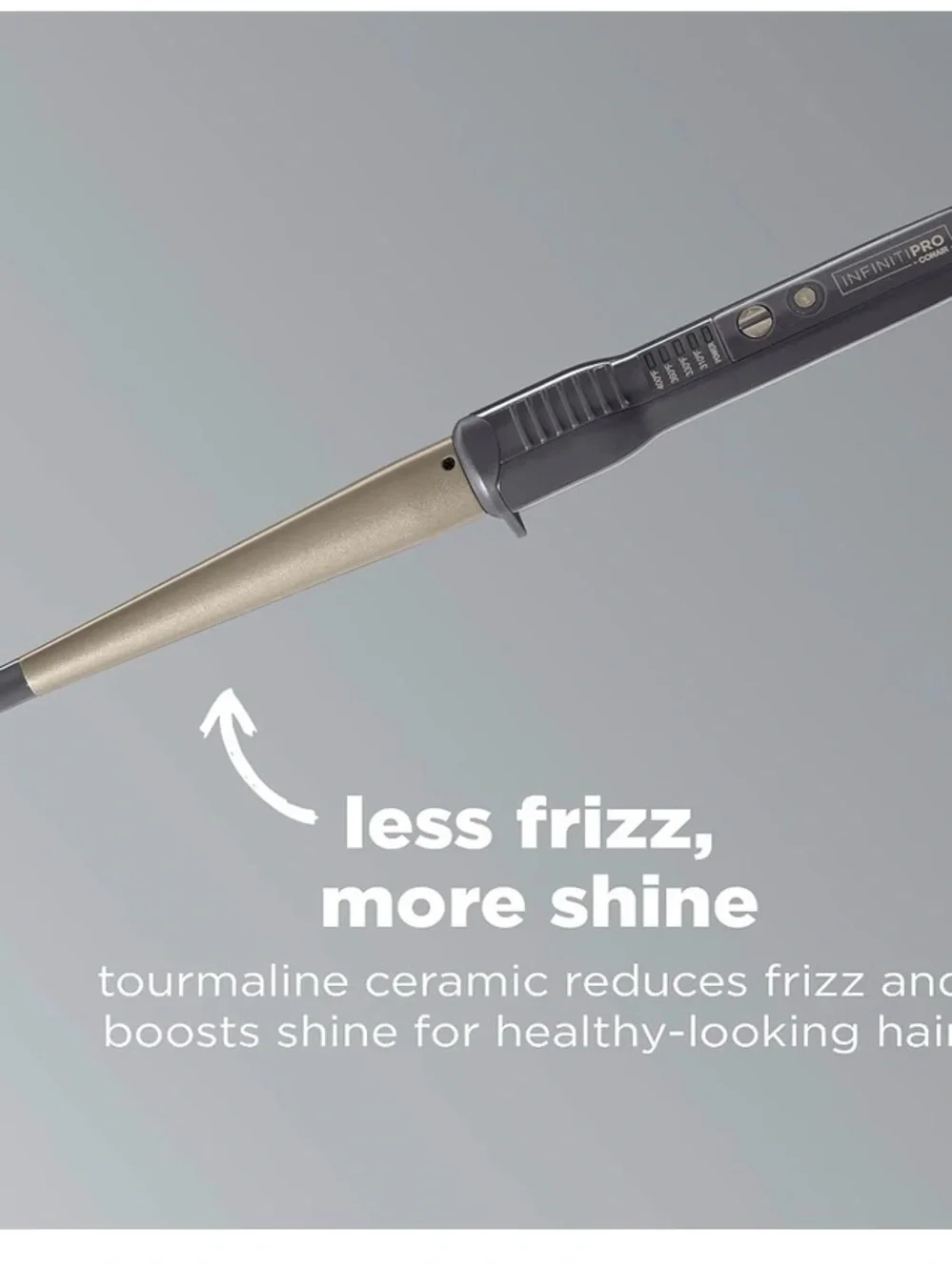 Conair infiniti pro Curling Wand in Champagne and Black